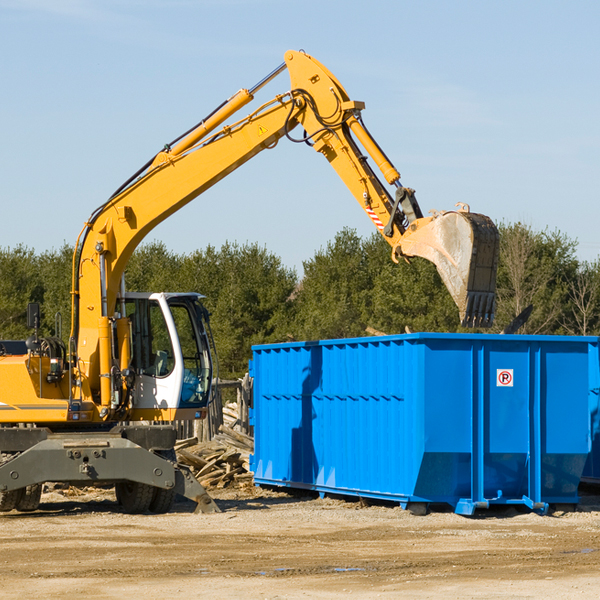 what size residential dumpster rentals are available in Mcallen Texas